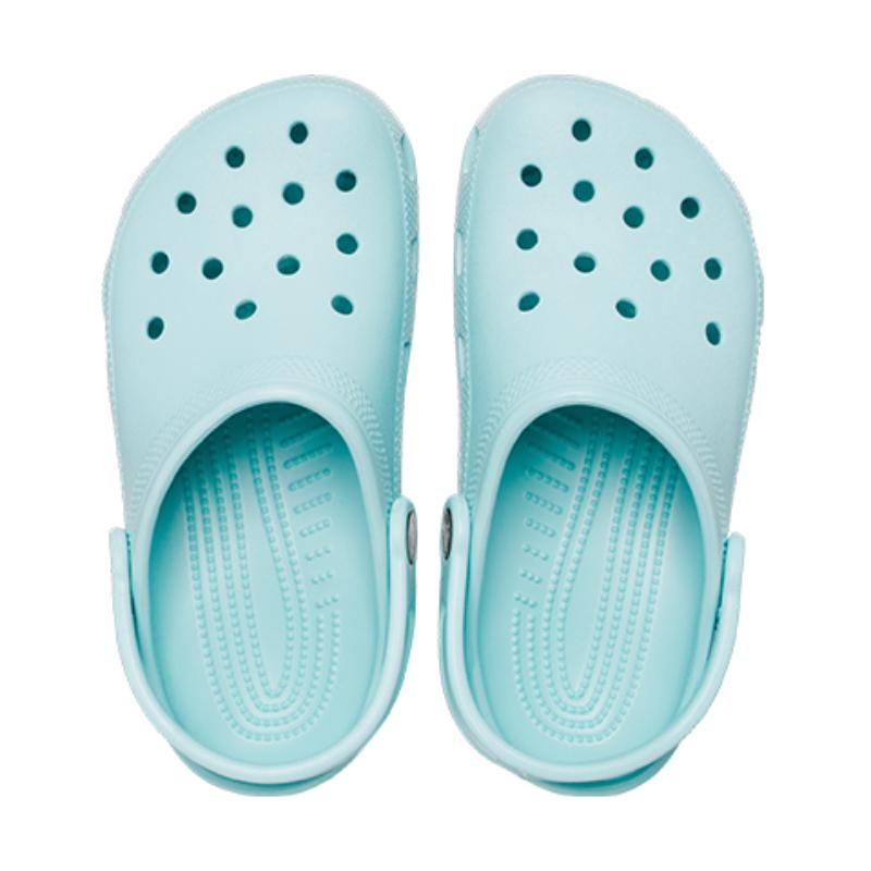 Crocs Classic Clog Wear-resistant Hole Children's Sandals Light Blue Children's Model