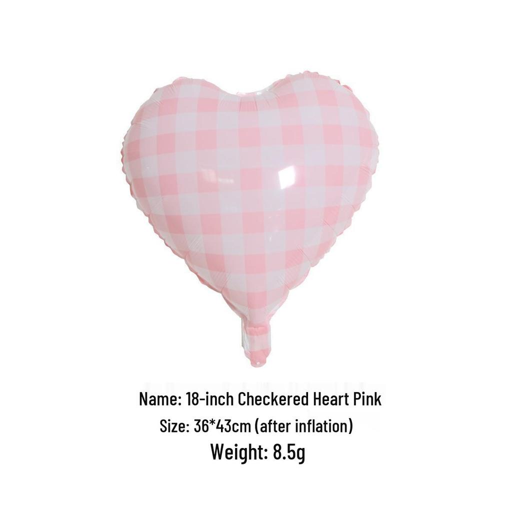 Heart-shaped Aluminum Foil Balloon - 18-inch Valentine's Day Confession Balloon