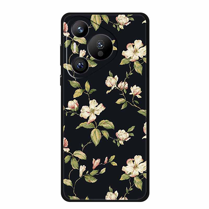 For Huawei Pura 70 Pro Case Pura70 Pro Plus Coque Black Silicone Soft Back Cover For Huawei Pura 70 Ultra Phone Case Funda Shell