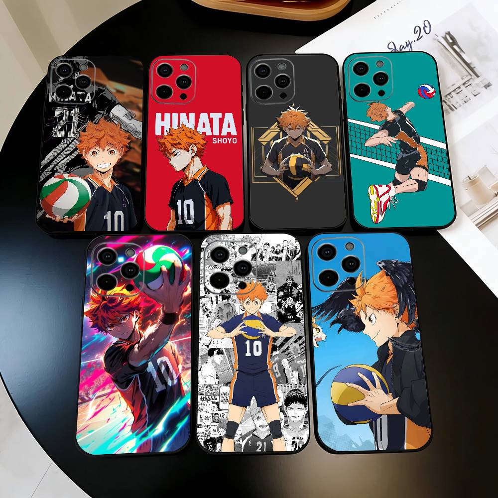 S-Shoyo H-Hinata JUNGE H-Haik-yu Handyhülle Silikon Weich Für IPhone 17 16 15 14 13 12 11 X XR Plus Pro Max Plus