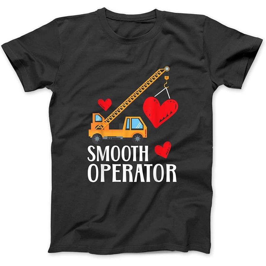 Smooth Operator Valentines Day Hearts Day Cupid Love T-Shirt Sweatshirt Hoodie Tanktop for Men Women Kids Black S