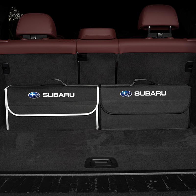 Car Folding Storage Box Large Capacity Felt Organzer Bag For Subaru STI Crosstrek Forester Outback Impreza BRZ WRX Ascent Legacy Z14