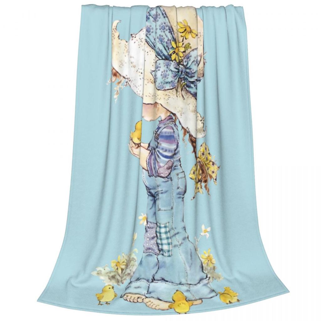 Sarah Kay With Cat Knitted Blankets Flannel Ultra-Soft Throw Blanket for Bed Bedspread