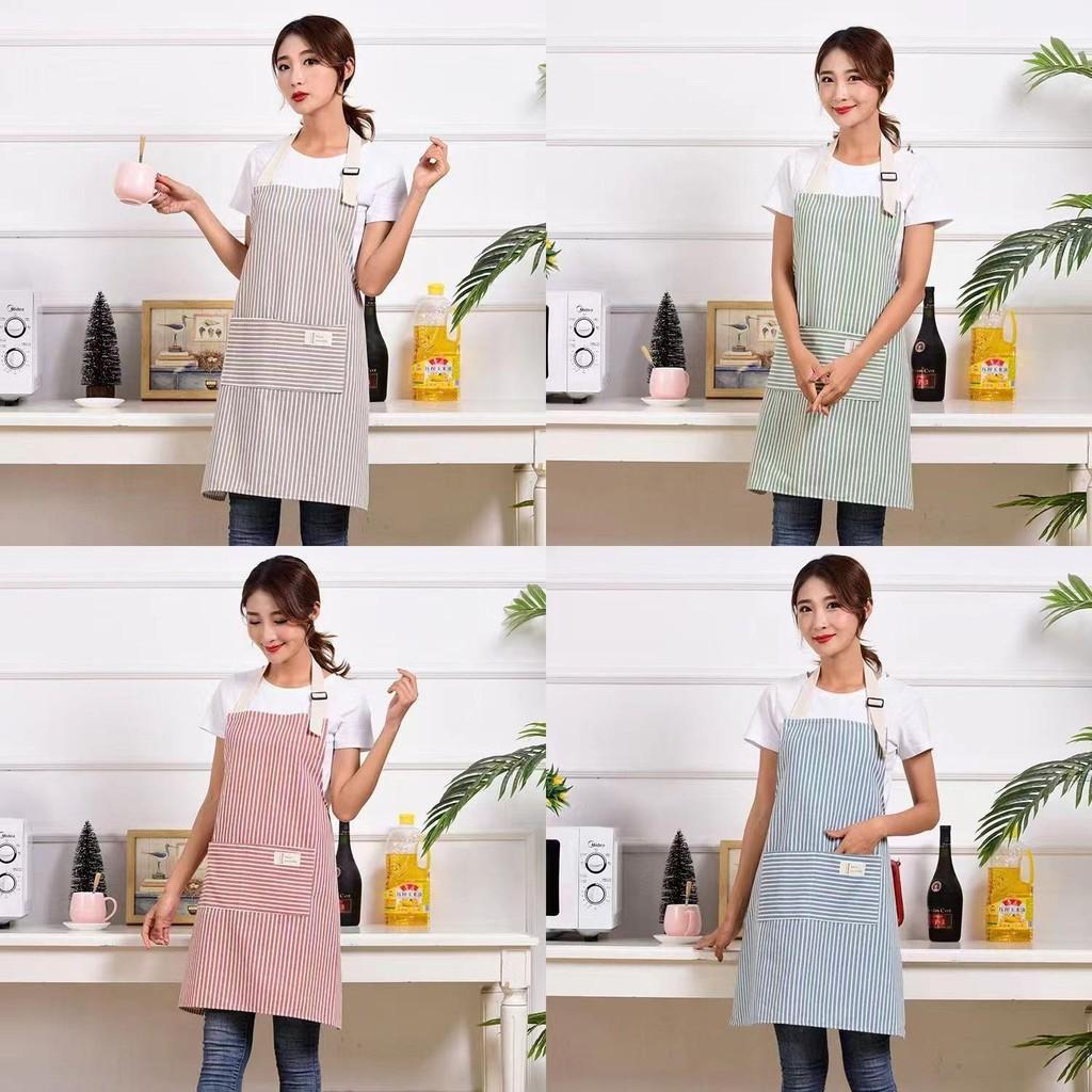 Resistant Stain Waterproof Hand Wiping Apron Sleeveless Adjustable Strap Neck