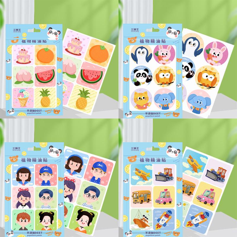 36Pcs Summer Mosquito Patch Plant Essential Oil Mosquito Repellent Sticker For Children Toddler Infant Kids