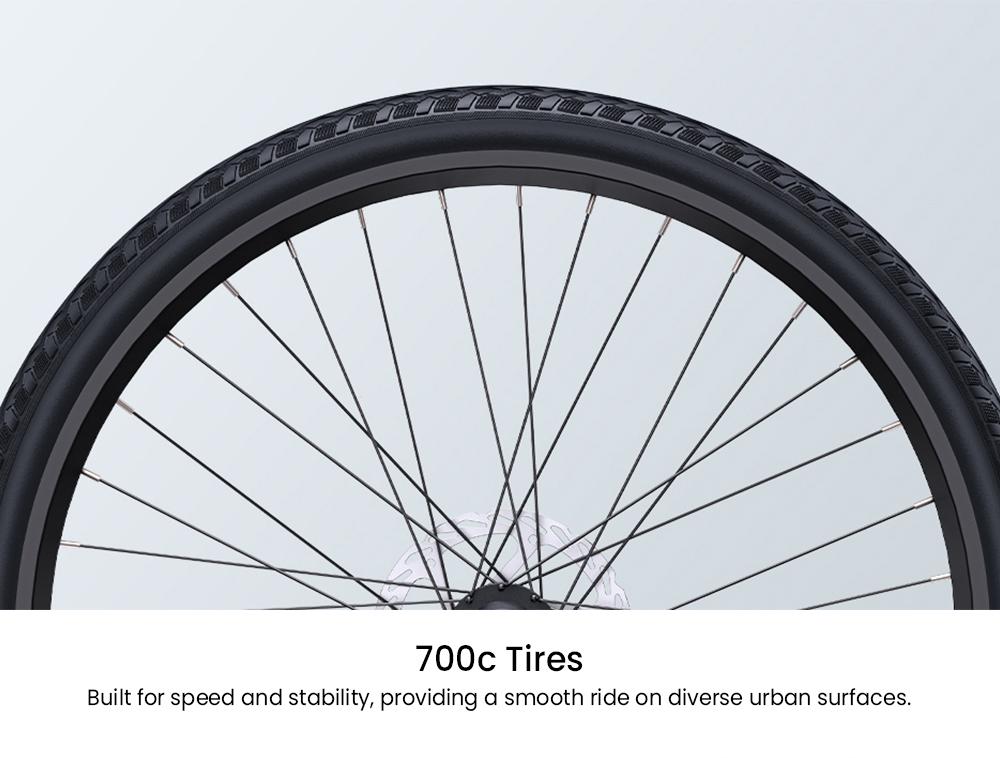 ENGWE MapFour N1 Air Electric Bike, 250W Motor, 36V 10Ah Battery, 700*38C Spoke Tires, 25km/h Max Speed