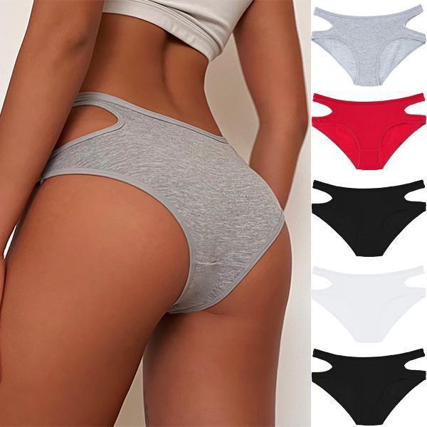 Moda Pamuk Külot Kadınlar için Bel Çapraz Tasarım Iç Çamaşırı Intimates Lingerie Kadın Külot Düz Renk Külot Yumuşak Kız Külot