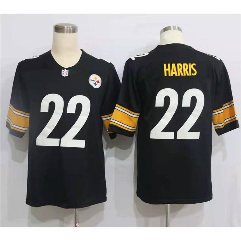 Pittsburgh Steelers Embroidered Rugby Jersey T-Shirt Men Women Loose Fit Cotton Short Sleeve Sportswear
