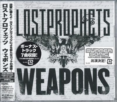 CD LOSTPROPHETS - Weapons SICP3454 Epic 2012 Japan Rock Gebraucht