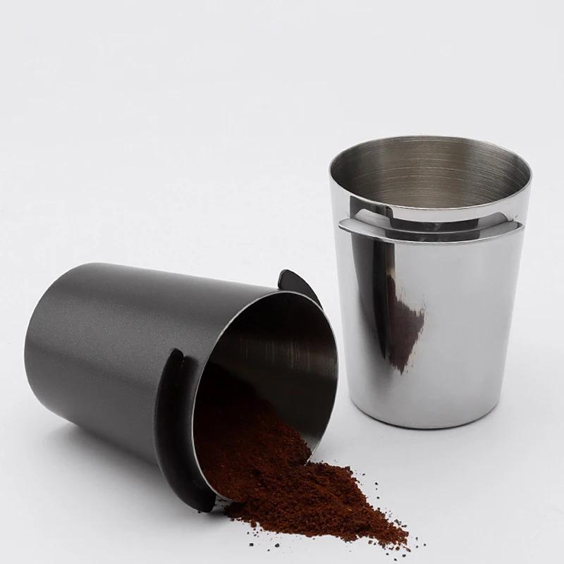 Tazza dosatrice per caffè in acciaio inossidabile, strumento di ricambio per barista, accessori per macchine per caffè espresso, tazze riutilizzabili per la misurazione dei chicchi di caffè