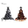 Durable Celebration Goods Halloween Witch Hat Pumpkin Decor, Metallic Rain Curtain Door Hanging Ornament for Spooky Home Decor Party, Festive