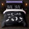 The Cure Print 3Pcs Bedding Set Duvet Cover With Two Pillowcases Soft Bed Linen For Household Bedroom