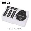 50PCS Dedust Absorber Sticker Cleaners Cleaning Tool for Watch Cellphone Computer Screen Protector Dust Removal Stickers
