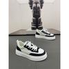 Autumn new color matching breathable low-top board shoes lightweight lace-up soft-soled casual shoes zmd