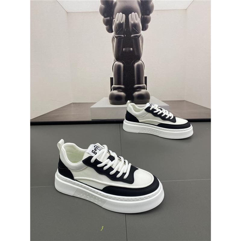 Autumn new color matching breathable low-top board shoes lightweight lace-up soft-soled casual shoes zmd