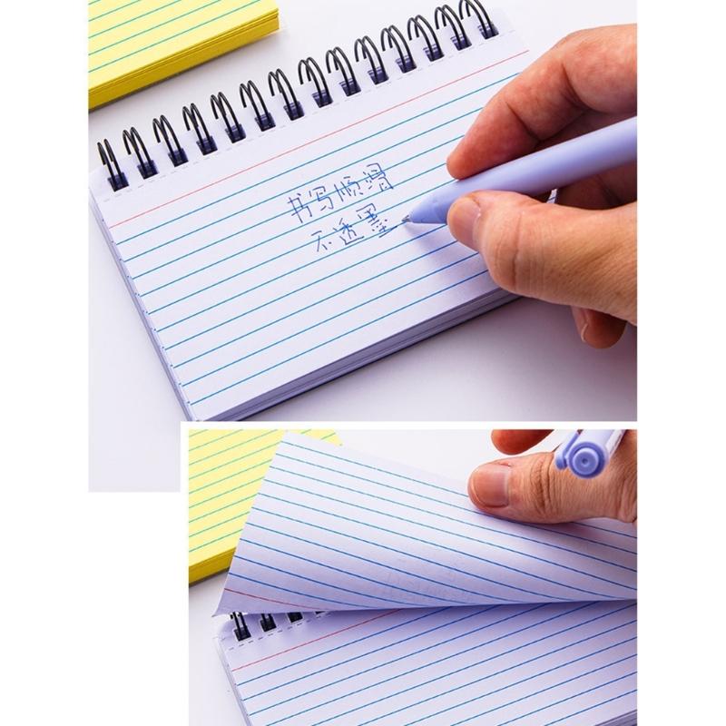 Twin-Wire Binding Notepads 50 Sheets Lined Pocket Notepads Wirebound Writing Pad Small Notebook for Writing 4.9x2.9Inch