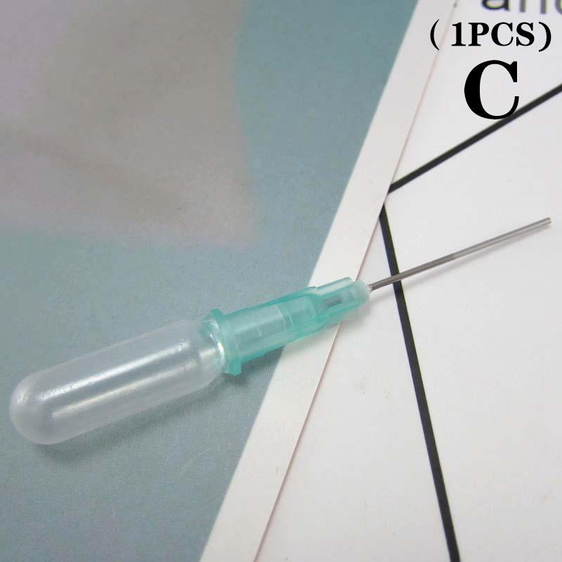 Plastic Dropper Needle Hole Essential Oil Perfume Bottle With Injection Adder Accessories Dispensing Tool