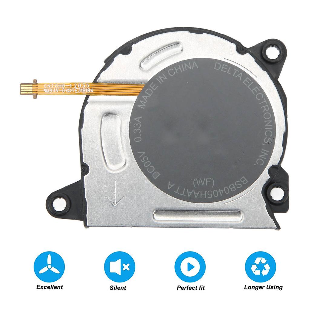 8800RPM Organic Light Emitting Diode Cooling Fan Heat Dissipation Game Console Cooling Fan for Switc