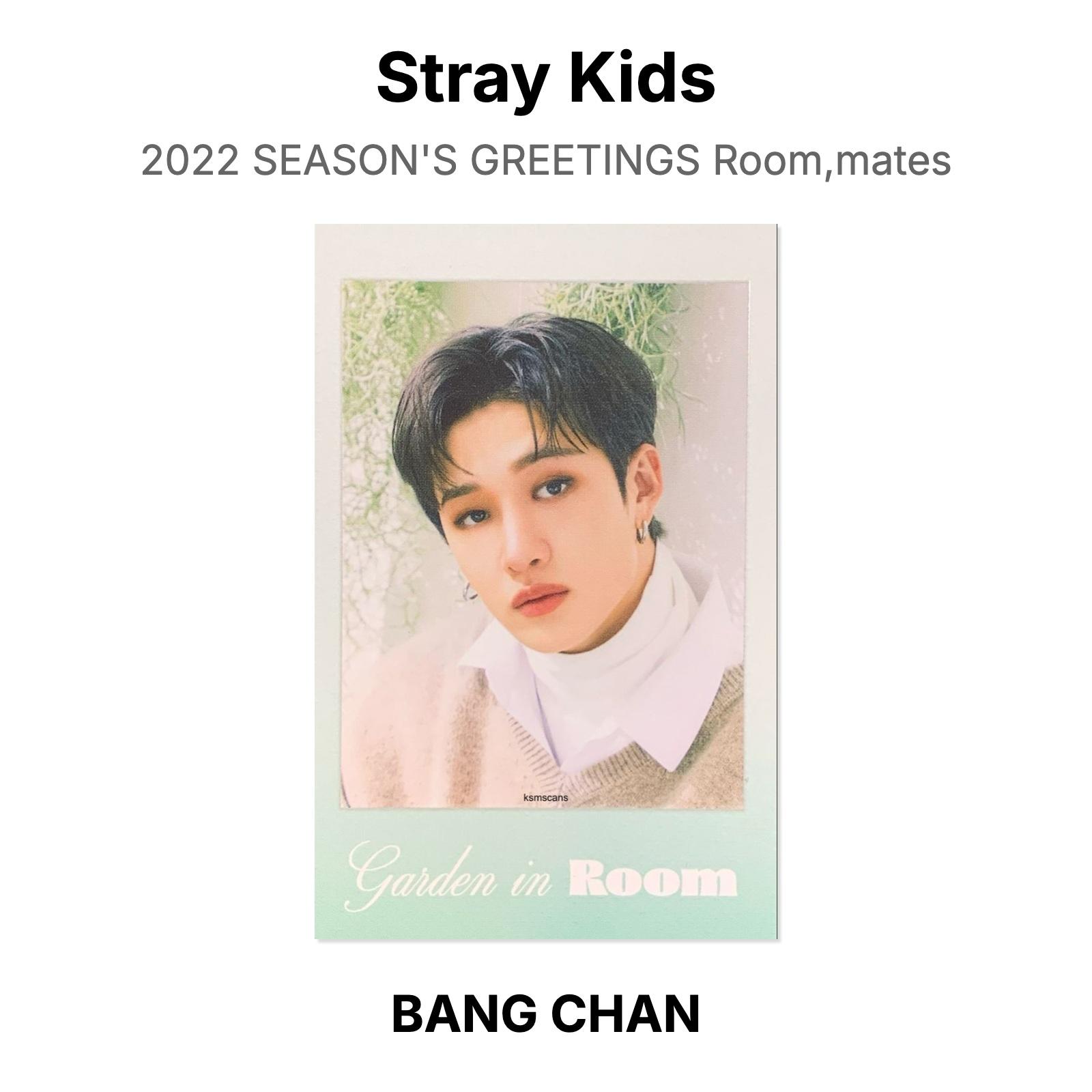 Stray Kids 2022 SEASON S GREETINGS Комната, mates Официальная Фотокарточка BANG CHAN