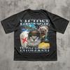 Lactose Intolerant Funny Cat Model Tshirt Lactose Shirt Silly Cat Tshirt Weird Tshirt Mens Spring and Summer Loose Top