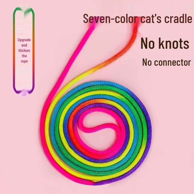 Rainbow Cat's Cradle String Toy for Children