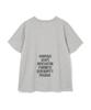 MILLO WOMEN Love Logic Over T-Shirt [Melange Gray]