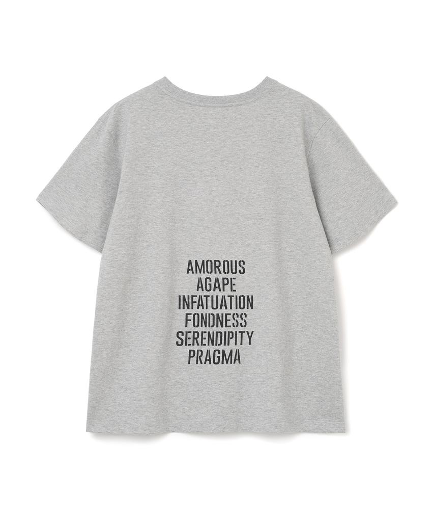MILLO WOMEN Love Logic Over T-Shirt [Melange Gray]