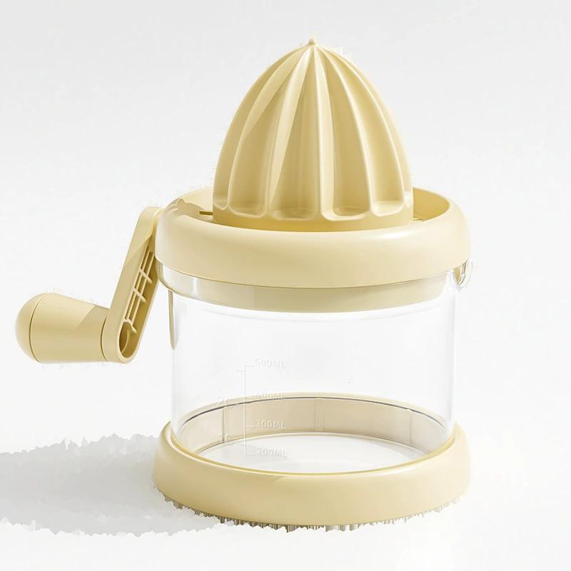 Manual Citrus Juicer with Rotating Hand Press Fruit Residue Separator for Lemon Orange Dishwasher Safe Home Kitchen Fruit Tools