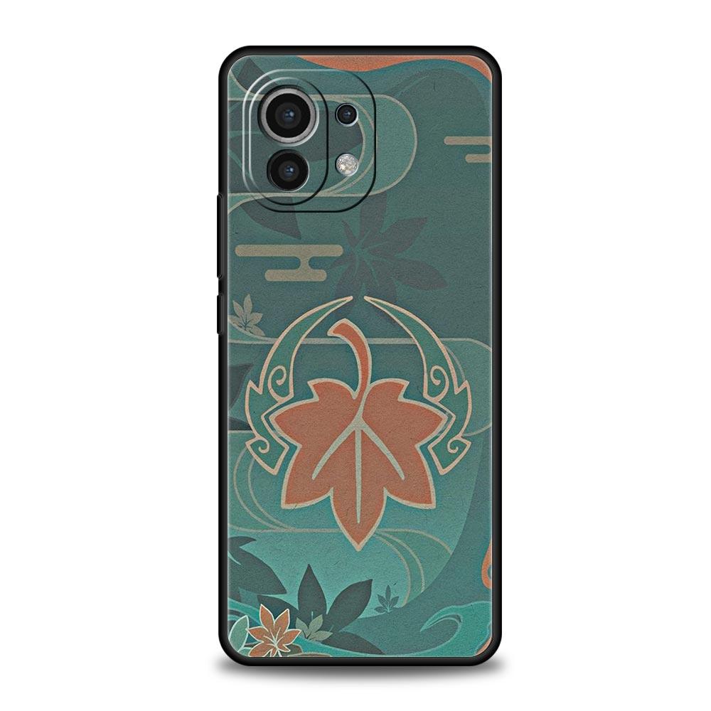 Genshin Impact Logo Phone Case For Xiaomi 13 12 11 Lite 12T 11T 10T 9T Mi Poco X5 M4 M3 X4 X3 Pro F5 F4 F3 GT 5G Black Cover