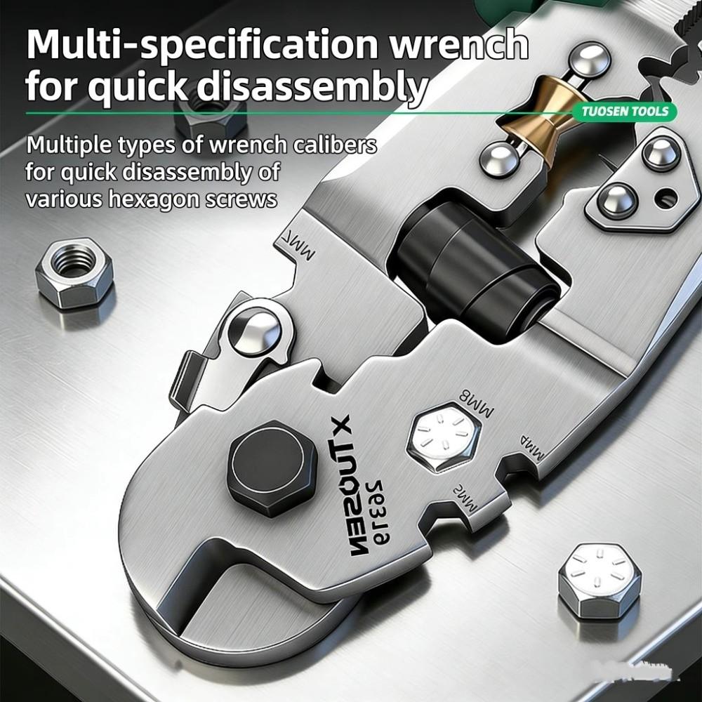 Multifunctional Wire Rope Cutters Foldable Cable Stripper Pliers Wire Stripper Pliers  Cable Repair