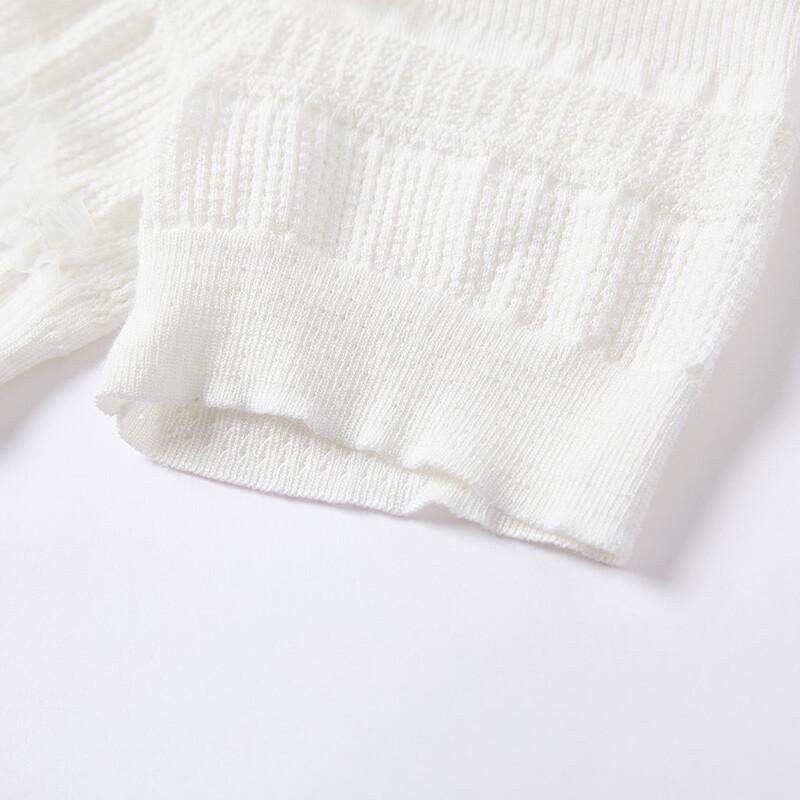 Women's Lyocell Lightweight V-Neck Knit Short-Sleeved Cardigan