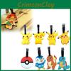Pokemon Pikachu Charmander Squirtle Luggage Tag Gengar Charmander Squirtle Silicone Travel Tag For Travelers