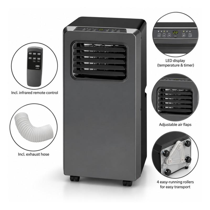 8000 Btu Mobile Air Conditioner Energy Class A Cl3672 Clatronic