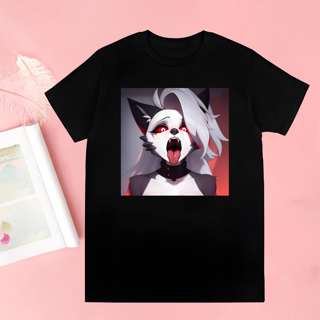 Cartoons Helluva Boss T-Shirt Men Unisex Anime Cartoon Design Men Tee Shirt Homme Summer Tops Short Sleeve Vintage Style