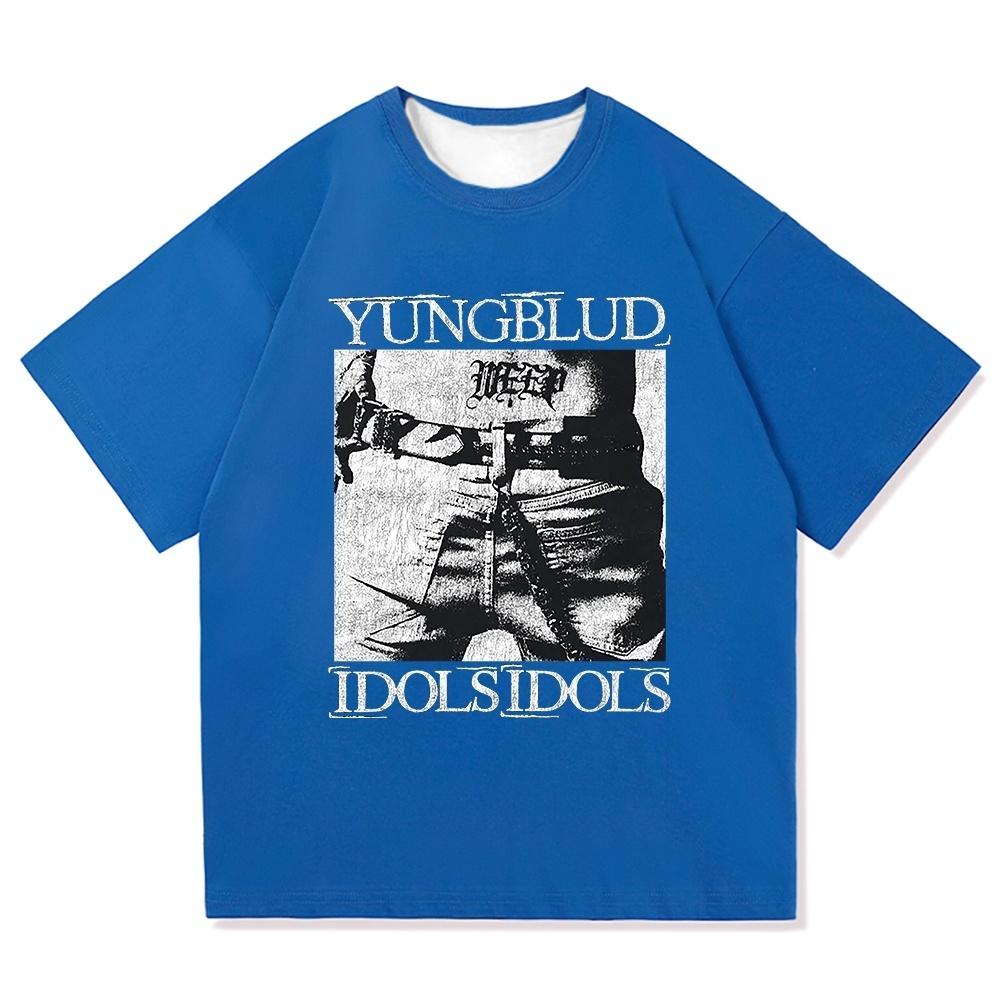 Yungblud Idols World Tour 2025 T Shirt New Fashion Men/Women Hip Hop Aesthetic Wings PUNK T-shirt Cool Tees Shirts
