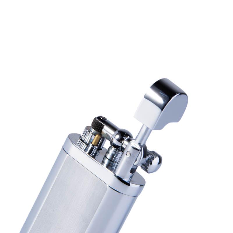 Oblique Flame Metal Lighter – A Creative Classic Gift for Men