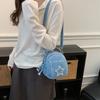 Star Pattern Denim Shoulder Bag Women's Small Square Bag