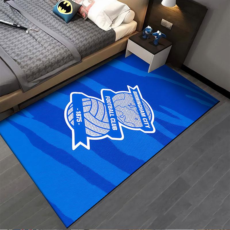 Birmingham City FC Logo Carpet suitable as a non-slip mat for the living room or bedroom sofa