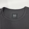 RAGNE KIKAS for Yohji Yamamoto NV-T33-078 Black Asymmetrical L/S Cut and Sew tops 2 blackUsed