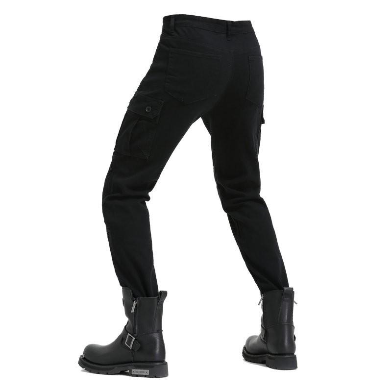 Mens Motorcycle Riding Pants With Crash Protection Cotton Tactical Gear Street Touring Off-Road Use