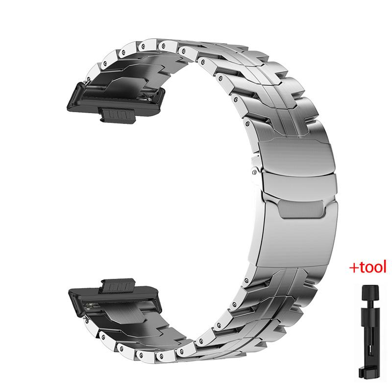 Luxury Stainless Steel Strap For Huawei Watch Fit 3/4/4 pro Titanium Correa Bracelet for Huawei Fit3/Fit2/Fit1 Metal Wristband