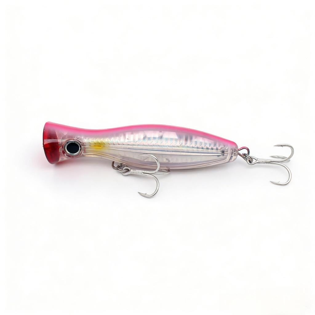 13cm 43g Sea Fishing Wave Crawler Lure with Reinforced Hooks and Polished Laser-Stamped Body, In Exquisite Packaging