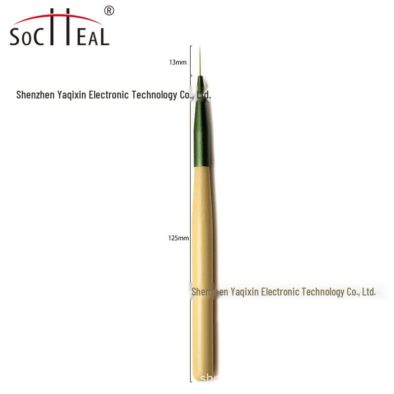 

Многоцветная матовая деревянная ручка кисть для нейл-арта с кулиской (5-15мм)