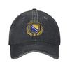 Bosnia and Herzegovina Flag Accessories Baseball Caps Unisex Women Casual  Hats Cap Adjustable Sun Cap