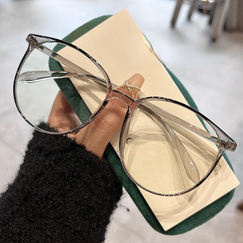 Reading Glasses Men Anti Blue Light Glasses Large Frame Glasses for Men Retro Style Eye Glass Frame for Women