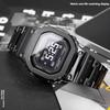 Mod Kit DWH5600 Gehäuse Für Casio 3516 DW-H5600 DW-H5600MB Modifikation Metalllünette Edelstahlarmband Silber Schwarz Uhrenteile