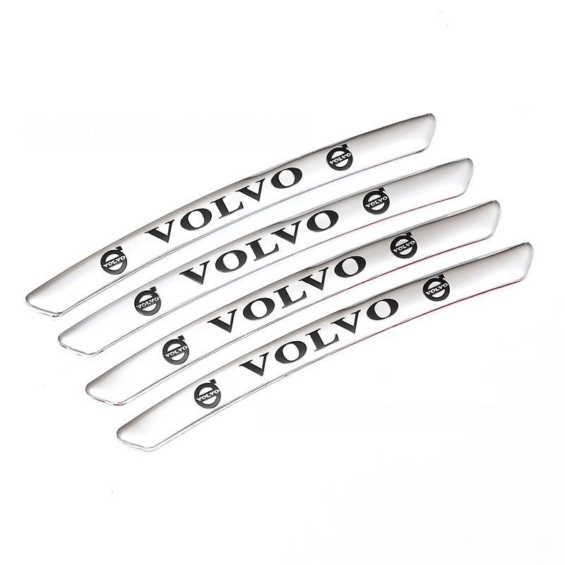 4 Piezas Aluminio Estilo Coche Llantas Pegatinas de Carreras Emblemas Decoración Auto Para Volvo XC60 S60 V40 V50 V60 XC90 S40 S80 C30 XC40