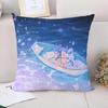 Anime Fantasy Scene Decorative Pillowcase Living Room Office Home Pillowcase Car Ornaments