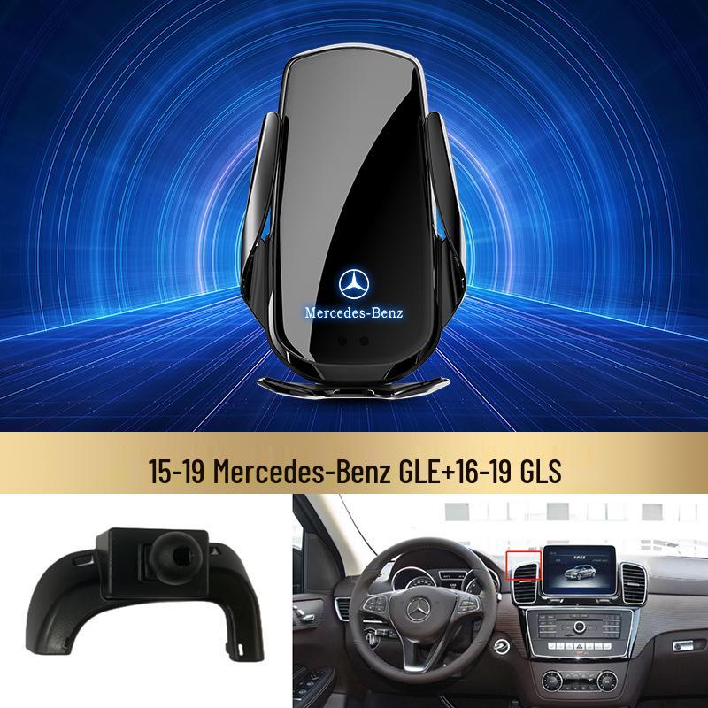 Bezdrátový držák telefonu s rychlým nabíjením Mercedes-Benz pro třídu C/třídu R/třídu S/třídu E/GLK/třídu B