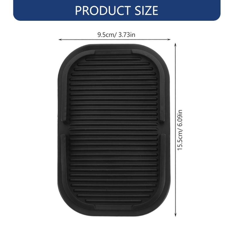 Antislip Reusable Automotive Stabilizer Pad Mat For Phone Dashboard Mounting And Navigation Systems Easy to Clean Design